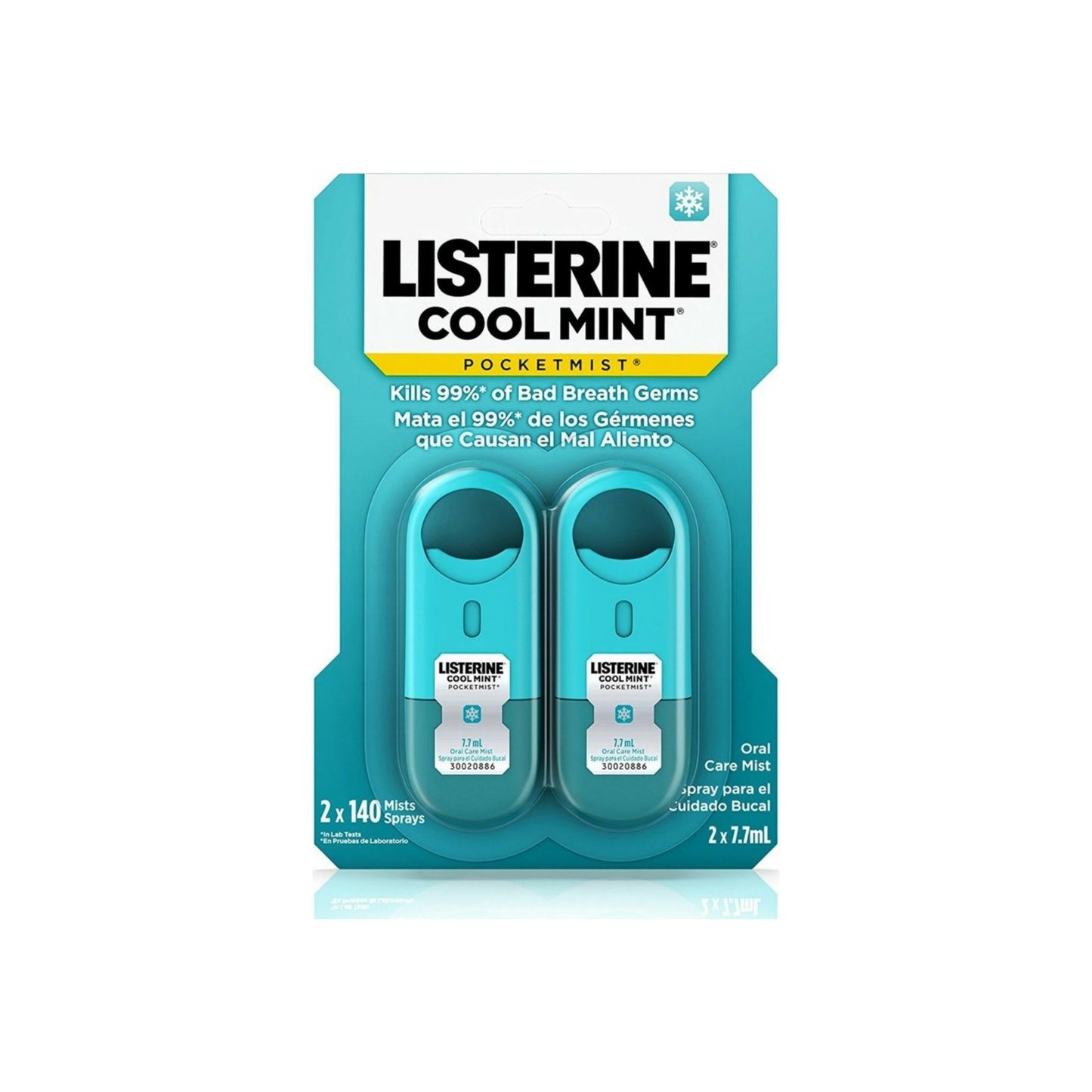 Listerine Pocketmist Oral Care Cool Mint 0.52 Oz