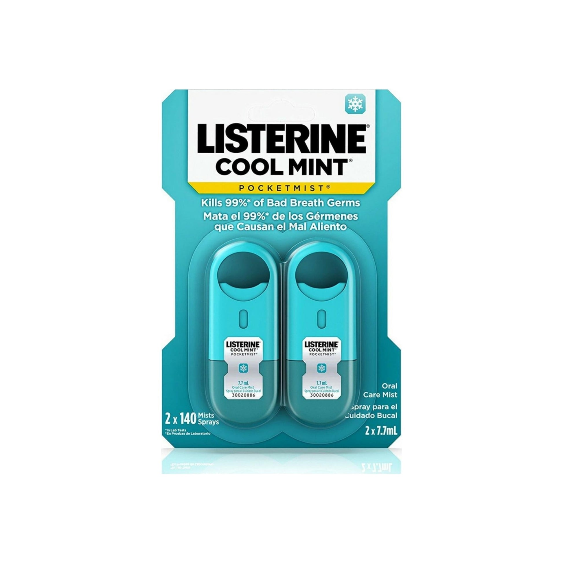 Listerine Pocketmist Oral Care Cool Mint 0.52 Oz