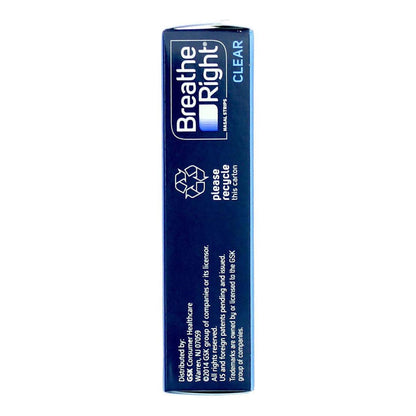 Breathe Right Large Clear Nasal Strips - 30 Ea