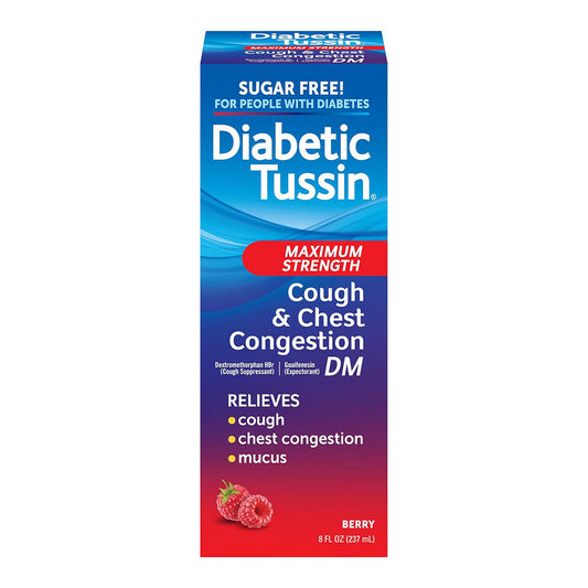 Diabetic Tussin Dm Cough Maximum Strength - 8 Oz