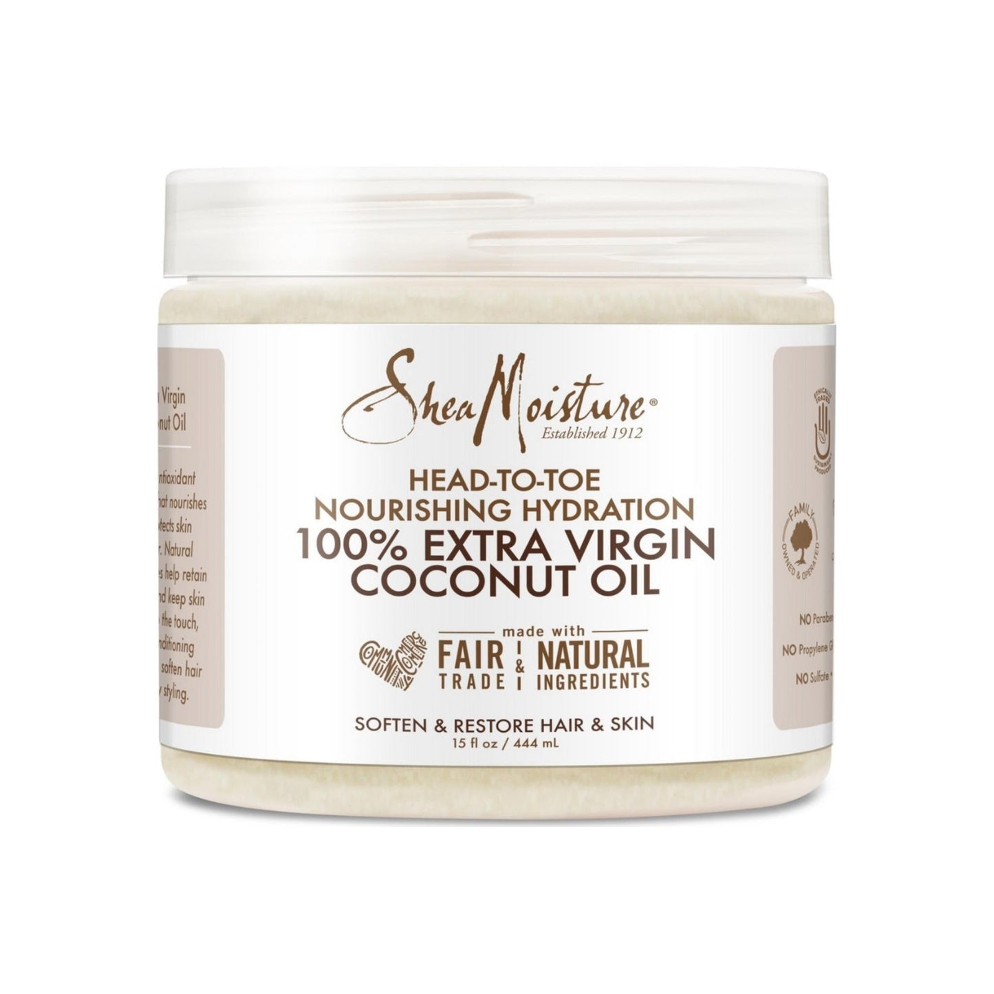 Shea Moisture 100% Extra Virgin Coconut Oil 15 Oz