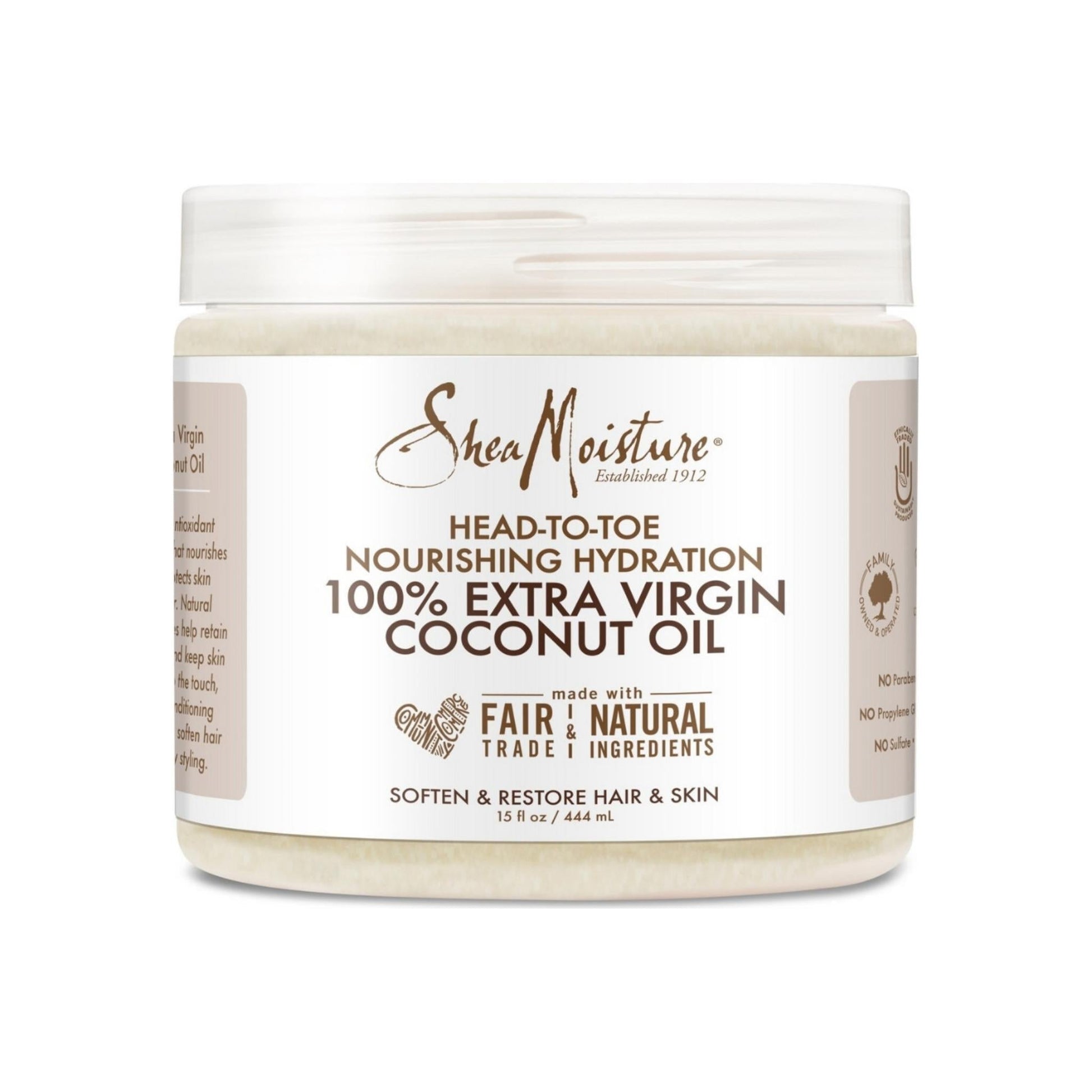 Shea Moisture 100% Extra Virgin Coconut Oil 15 Oz