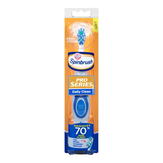 Arm & Hammer Spinbrush Pro Daily Clean Toothbrush With Micro Cleaning Bristles - 1 Ea