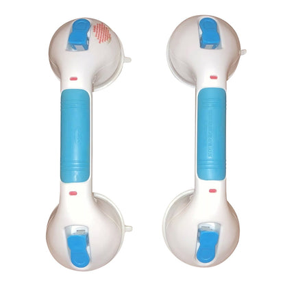 Carex 12" Ultra Grip Suction Shower Grab Bar, Dual Locking - 1 Ea