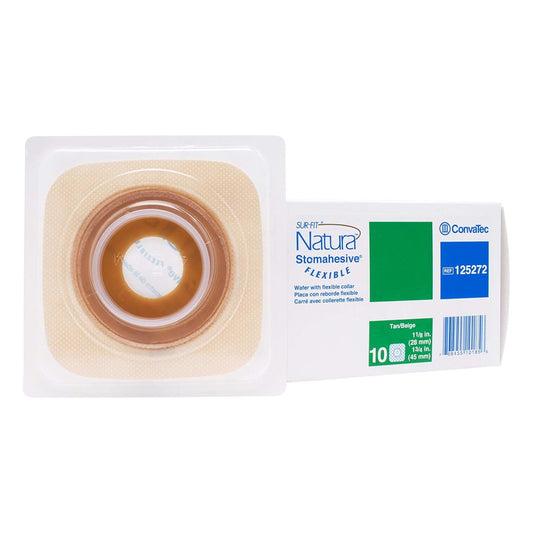 Convatec Surfit Natura Colostomy Barrier - Precut, Tan Tape - 10 Count