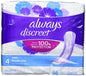 Always Discreet Incontinence Pads For Women, Moderate, 66 Count