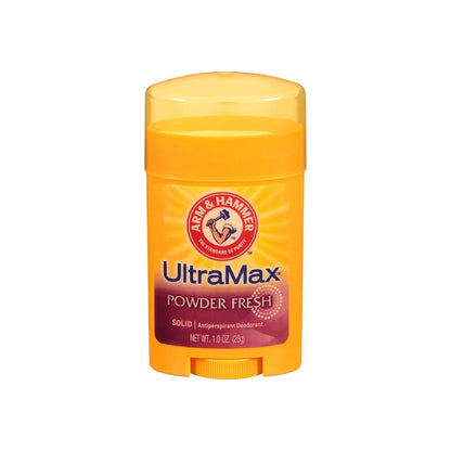 Arm & Hammer Ultra Max Antiperspirant Deodorant, Powder Fresh 1 Oz
