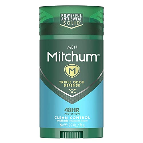 Mitchum Men'S Deodorant, Clean Control - 2.7 Oz