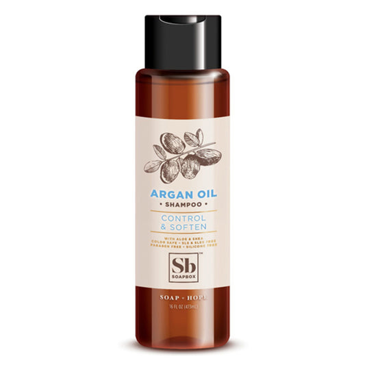 SoapBox Shampoo Argan Oil with organ oil and Shea Butter, 16 Oz