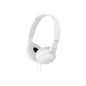 Sony Stereo Headphones, White 1 Ea