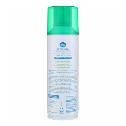 White Rain Unscented Hair Spray, Extra Hold 7 Oz