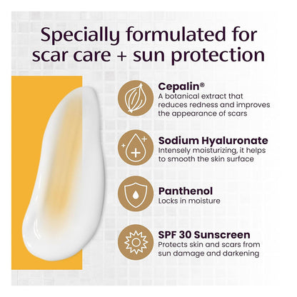 Mederma Scar Cream + Spf 30 Protection & Treatment - 0.7 Oz