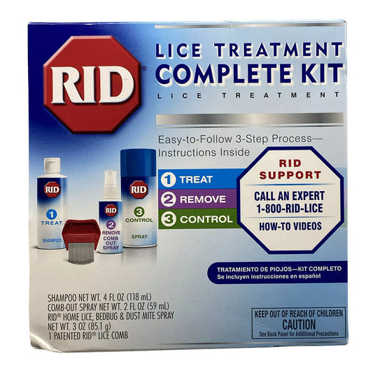 Rid Lice Treatment Complete Kit Includes Fluid Ounces Lice Killing Shampoo 2 Fluid Ounces