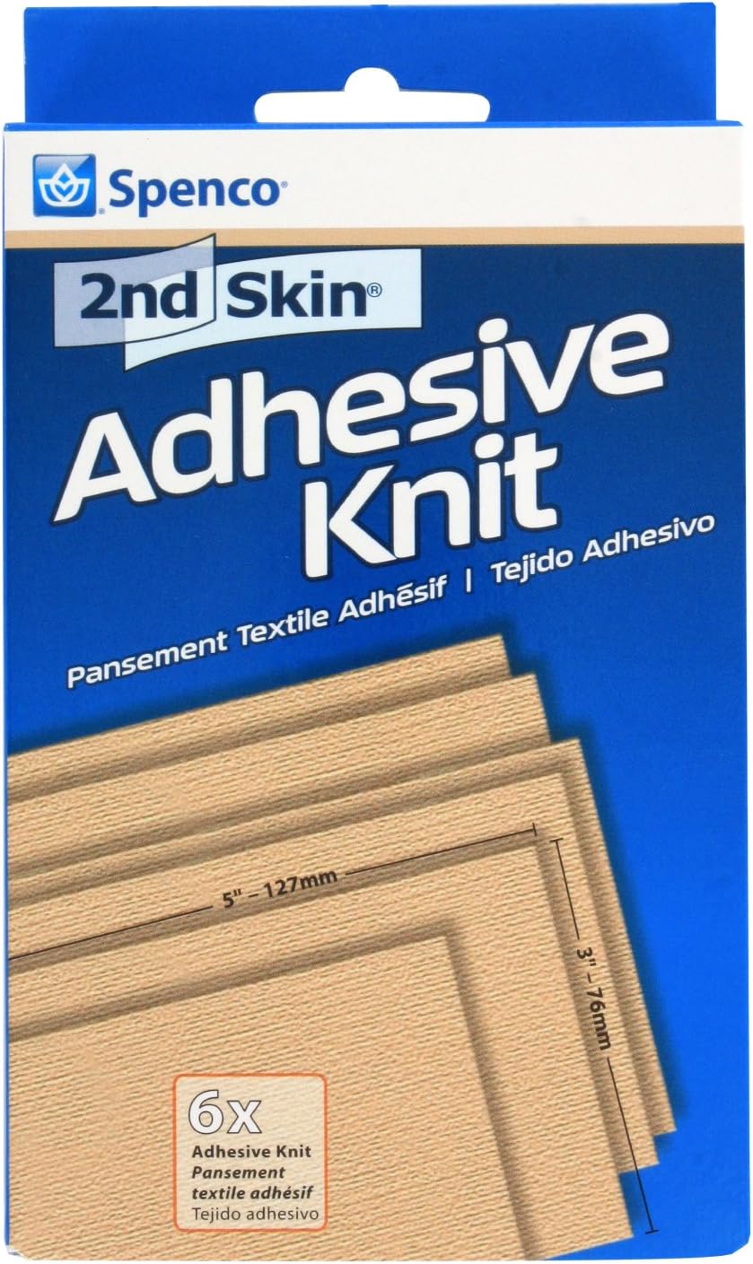 Spenco 2nd Skin Adhesive Knit Blister Protection, Medical, 6 Count