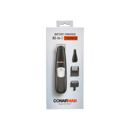 Conair All-In-One Battery Operated Beard & Mustache Trimmer 1 Ea