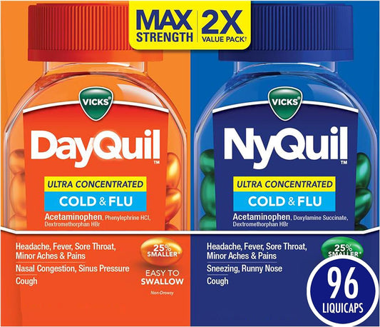 Vicks Dayquil & Nyquil Ultra Concentrated - 96 Ct