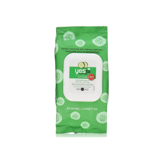 Yes To Cucumbers Soothing Hypoallergenic Facial Wipes 30 Ea