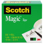 Scotch Magic Tape, Clear 3/4" X 1296" 1 Ea