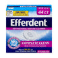 Efferdent Denture Cleanser Tablets, Complete Clean, Retainer And Dental Appliances, 44 Tablets