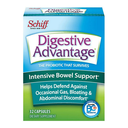 Schiff Digestive Advantage Intensive Bowel Support - 32 Capsules