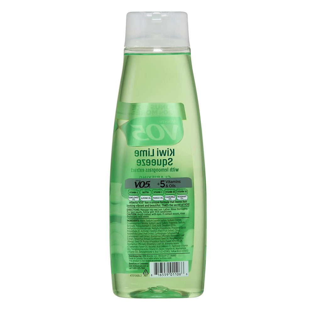 Vo5 Herbal Escapes Kiwi Lime Squeeze Clarifying Shampoo, 15 Ounce