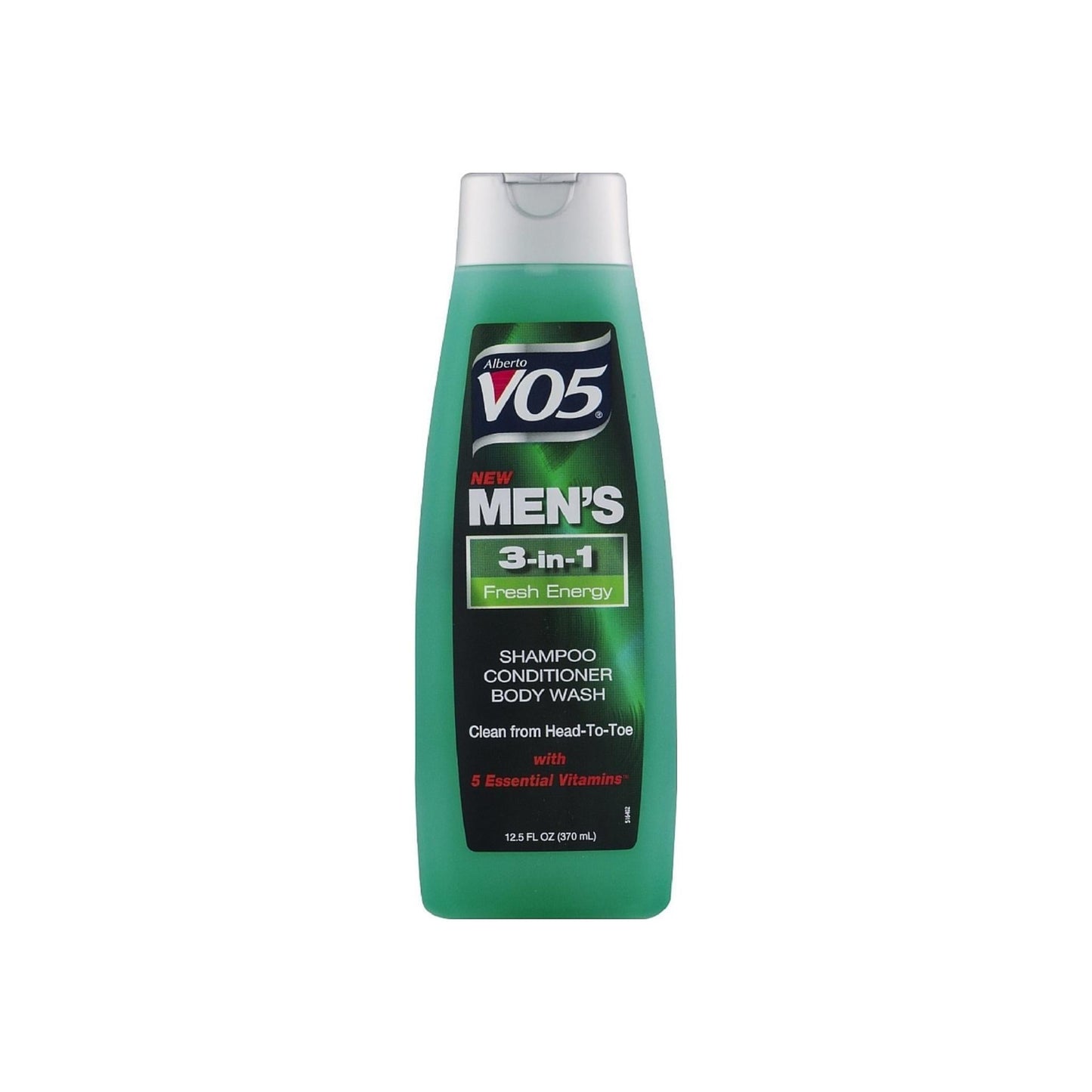 Vo5 Alberto Men'S 3-In-1 Shampoo Conditioner Body Wash, Fresh Energy 12.50 Oz
