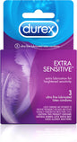 Durex Extra Sensitive Condom, 3 ct
