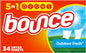 Bounce Fabrcin5423421Ic Softener Dryer Sheets, Outdoor Fresh Scent, 34 Count