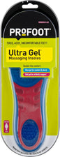ProFoot Ultra Gel Massaging Insoles, Women's 6-10, 1 Pair