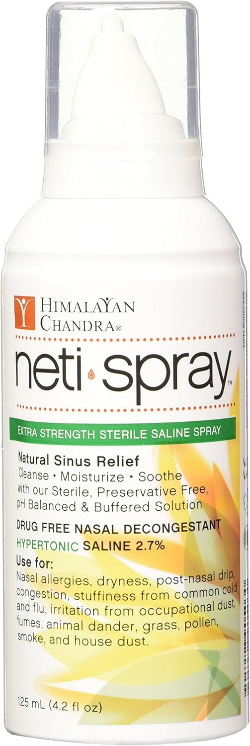 Himalayan Chandra Hypertonic Adult Neti Spray, 4.2 Ounce