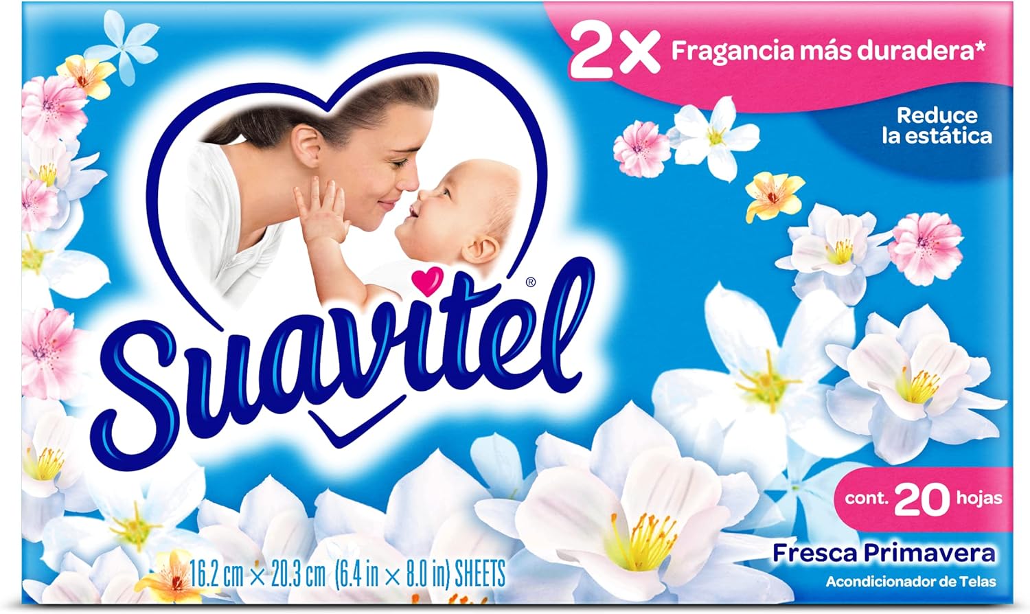 Suavitel Sheets 20 sheets, Field Flowers