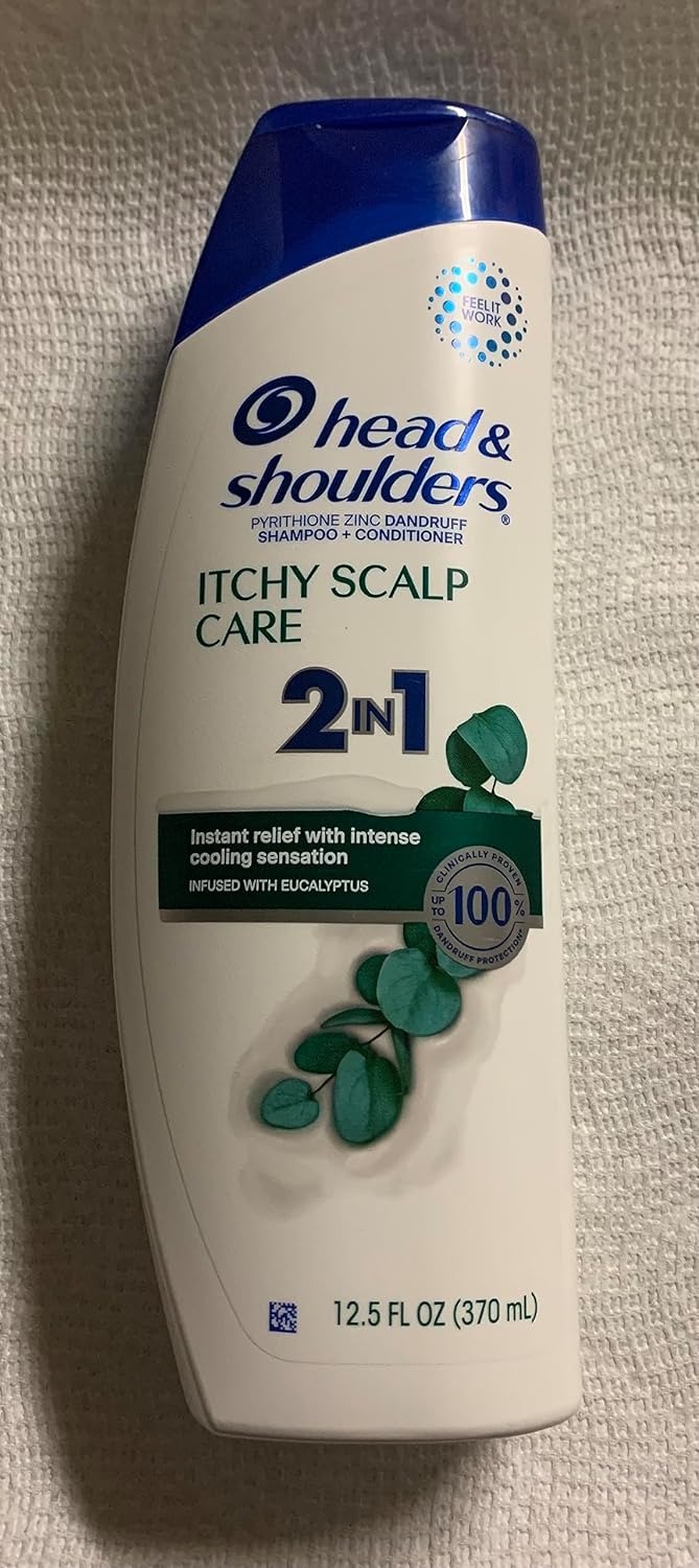 Head & Shoulders Itchy Scalp Care 2 in 1 Dandruff Shampoo and Conditioner, 12.5 Oz