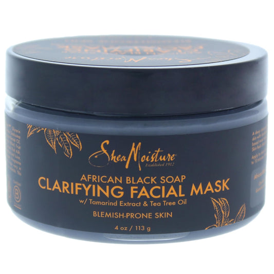 Shea Moisture African Black Soap Clarifying Facial Mask, 4 Ounce