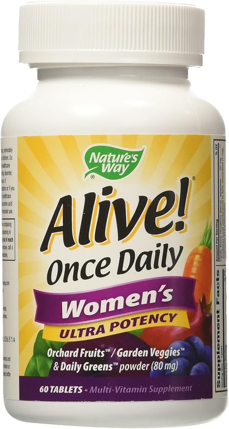Nature'S Way Alive Once Daily Women'S Multi Ultra Potency, 60 Count