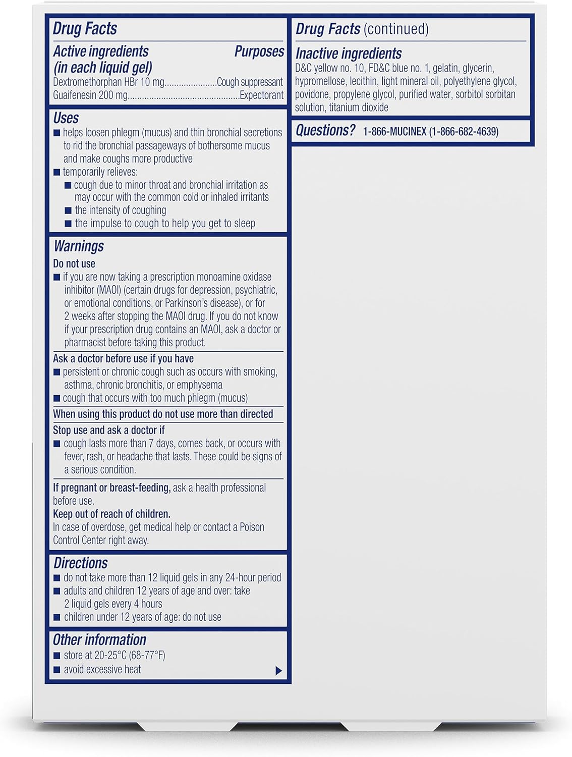 Mucinex Cough & Chest Congestion High Blood Pressure Liquid Gels, 16 ct.