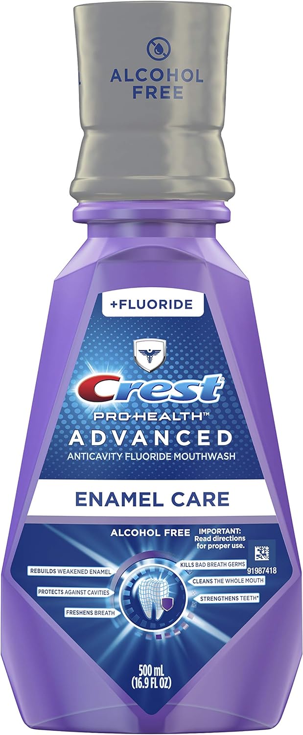 Crest Pro-Health CareAdvanced Mouthwash, Alcohol Free, Enamel Care, 16.9 Fluid Ounce