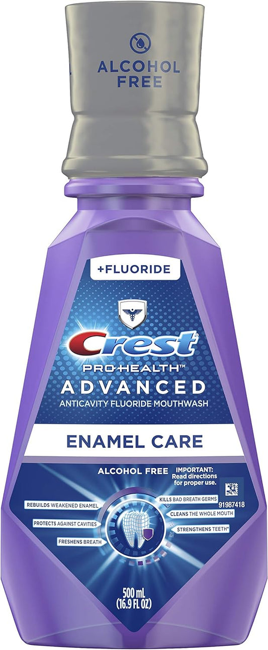 Crest Pro-Health CareAdvanced Mouthwash, Alcohol Free, Enamel Care, 16.9 Fluid Ounce