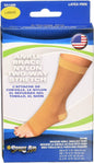 Sport Aid Nylon Ankle Brace Slip-On Two-Way Stretch, Beige, Large, 1 Ea