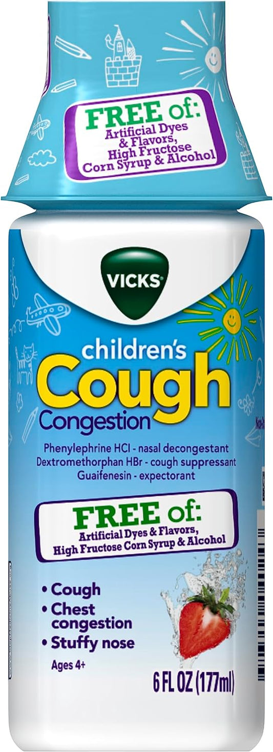 Vicks Children'S Daytime Cough & Congestion Relief, 6 Fl Oz