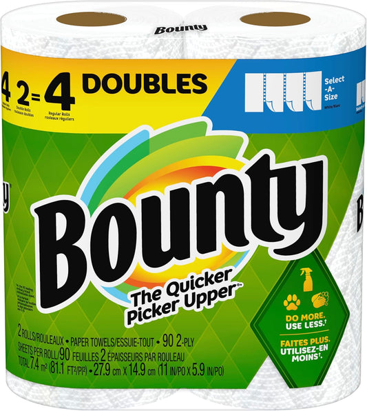 Bounty Select-A-Size Paper Towels, 2 Count