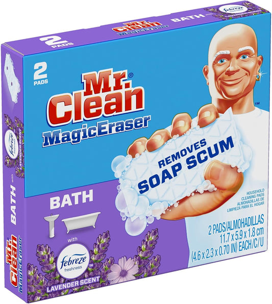 Mr. Clean Magic Eraser Bath With Febreze Lavender Scent, 2Ct