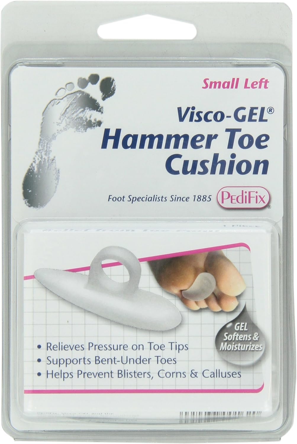 Pedifix Visco-Gel Hammer Toe Cushion, Small Left