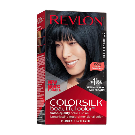 Revlon Colorsilk Hair Color - Natural Blue Black - 4.4 Fl Oz