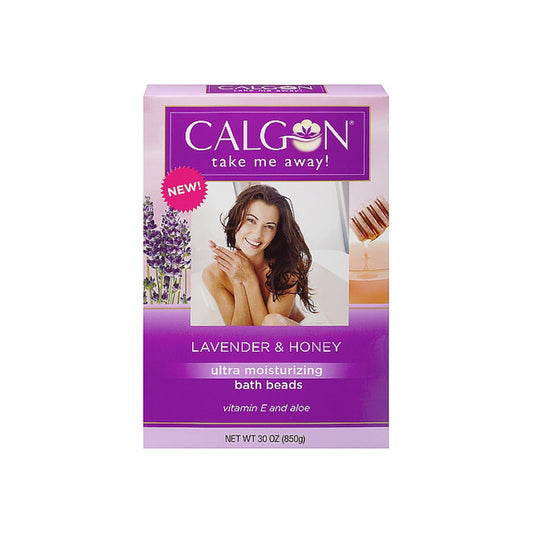 Calgon Ultra-Moisturizing Bath Beads, Lavender & Honey 30 Oz