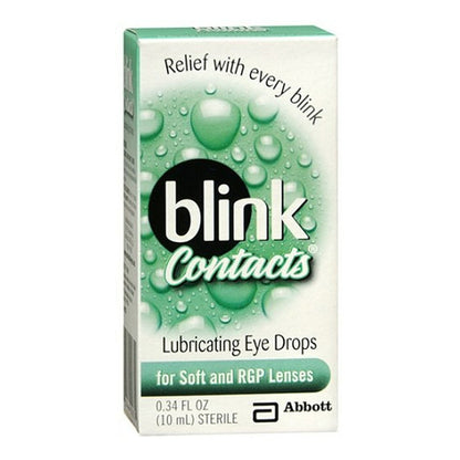 Amo Blink Contacts Lubricant Eye Drops For Soft And Rgp Lenses - 0.3 Oz