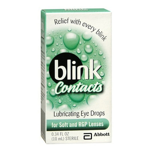 Amo Blink Contacts Lubricant Eye Drops For Soft And Rgp Lenses - 0.3 Oz