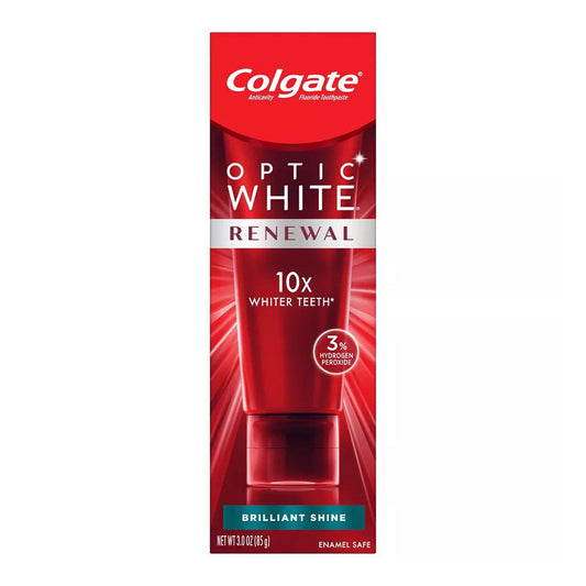 Colgate Optic White Renewal Teeth Whitening Brilliant Shine Toothpaste - 3Oz