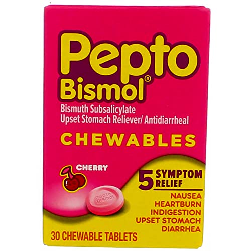 Pepto Bismol Chewable Tablets - 30 Count - Cherry