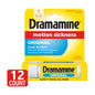 Dramamine Motion Sickness Relief, Original Formula, Tablets 12 Ea