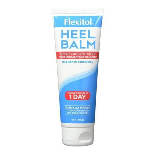 Flexitol Heel Balm Moisturizing Exfoliating Foot Cream - 4 Oz